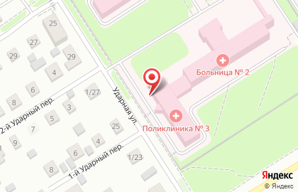 Клиническая больница № 2 в Фрунзенском районе на карте