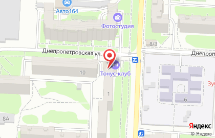Женский финтес-клуб Тонус-клуб на улице Чехова на карте