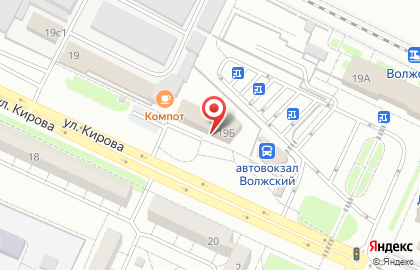Территориальный отдел государственного автодорожного надзора Волжского МУГАДН по Волгоградской области на улице Кирова на карте