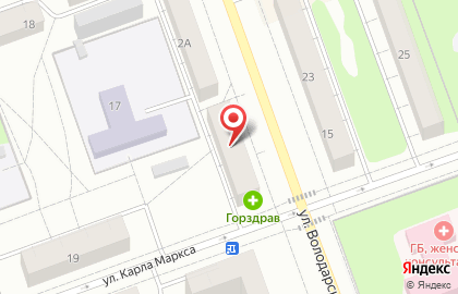 Клиника ДНК на улице Володарского на карте