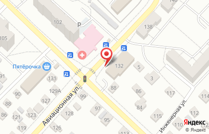 Кафе быстрого питания Шаурмастер на Авиационной улице на карте