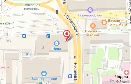 Заднепровский универмаг на карте