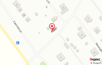 Продовольственный магазин Азалия на Солнечной улице на карте