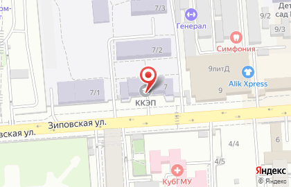 Краснодарский колледж электронного приборостроения на карте