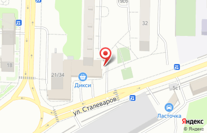 Продуктовый магазин в Москве на карте