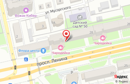 Салон-парикмахерская Светлана на проспекте Ленина на карте