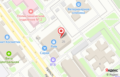 Мебельный салон Инволюкс на проспекте Генерала Тюленева на карте