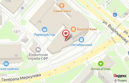 Мебельный салон Атмосфера уюта в Октябрьском районе на карте