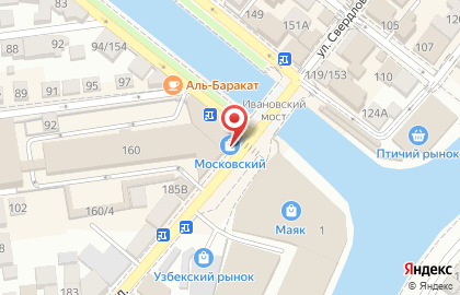 Банкомат Россельхозбанк в Астрахани на карте
