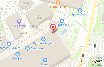 Магазин TopSleep на улице Ленинская Слобода на карте