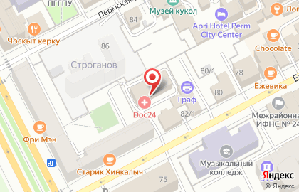 Пермское авиапредприятие, ООО на карте
