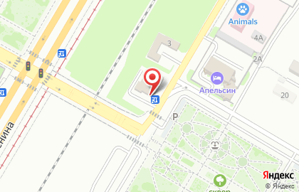 Универсам Пятёрочка в Краснооктябрьском районе на карте
