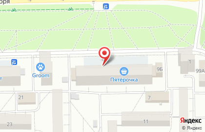 Магазин тканей и товаров для шитья на карте