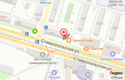 Салон красоты Магия на Ставропольской улице на карте
