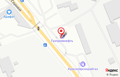 Газпромнефть в Красноярске на карте