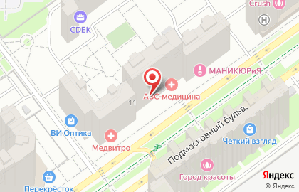 Ногтевая студия МАНИКЮРиЯ в Красногорске на карте