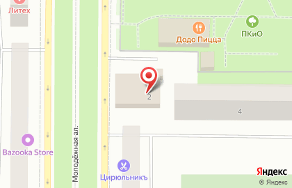 Магазин бытовой техники и электроники Эльдорадо на Молодёжной улице на карте
