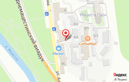 Магазин тканей и швейной фурнитуры Пуговка в Хостинском районе на карте