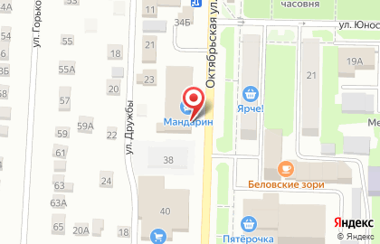 Микрокредитная организация МКК Главкредит на Октябрьской улице на карте