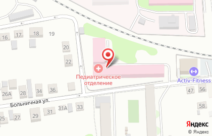 Искитимская центральная городская больница на Больничной улице на карте