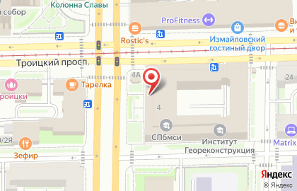 Часовня Свято-Троицкого Измайловского Собора на карте