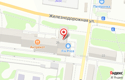 Банкомат СберБанк на Железнодорожной улице, 24 на карте