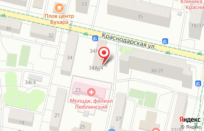Магазин бытовой химии на Краснодарской, 34а на карте
