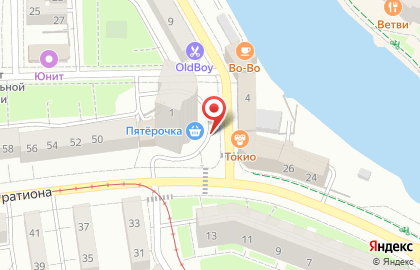 Супермаркет Дешево на Эпроновской улице на карте