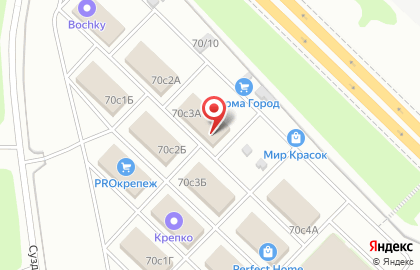 Магазин строительных материалов в Нижнем Новгороде на карте
