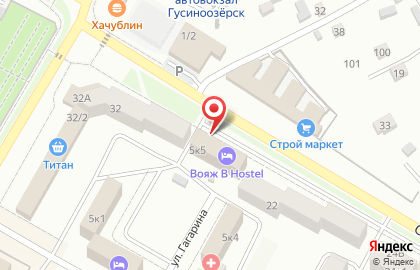Служба доставки Рататуй на улице Гагарина на карте