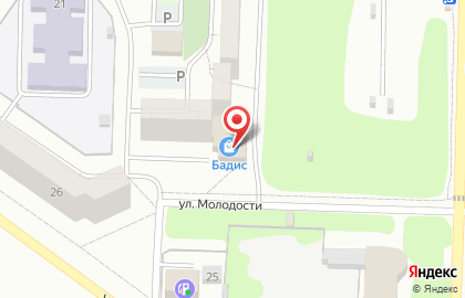 Бадис в Новосибирске на карте