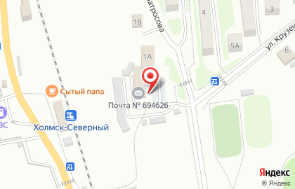 Почта России в Южно-Сахалинске на карте