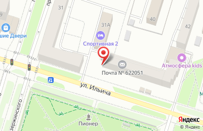 Продуктовый магазин в Екатеринбурге на карте