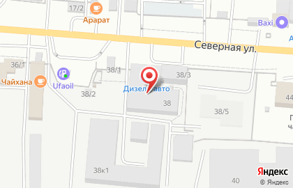 Магазин автохимии и аксессуаров Avtoproff на Северной улице на карте