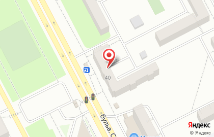 Стоматологическая клиника Дентос на бульваре Строителей на карте