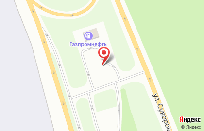 Автозаправочная станция Газпромнефть в Кировском районе на карте