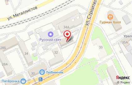 Охранное предприятие Легион на улице Строителей на карте