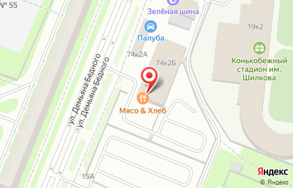 Ресторан Мясо & Хлеб в Санкт-Петербурге на карте