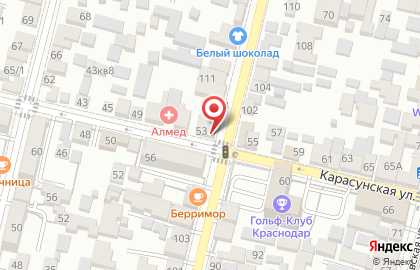 Мини-маркет Житница на Карасунской улице на карте
