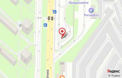 Автостоянка на проспекте Народного Ополчения, 20а к1 на карте