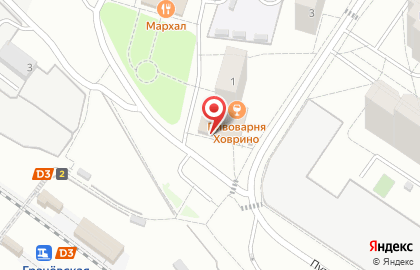Магазин молочной продукции в Западном Дегунино на карте