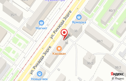 Оптово-розничный магазин СанТехМаг на улице Рихарда Зорге на карте