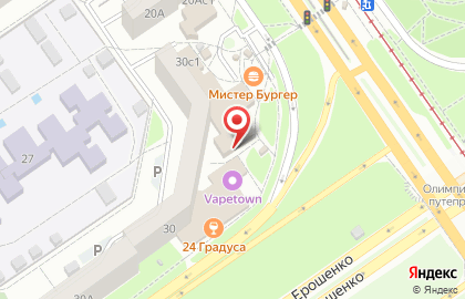 Аптека Лина в Олимпийском микрорайоне на карте