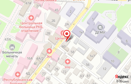 Магазин канцтоваров Студент в Советском районе на карте