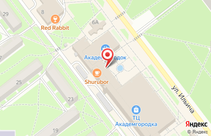 Магазин Вершки и Корешки в Советском районе на карте
