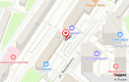 Магазин овощей и фруктов в Москве на карте