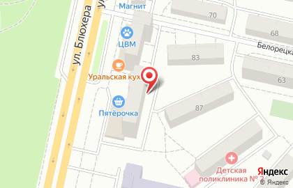 Автомагазин Трасса в Советском районе на карте