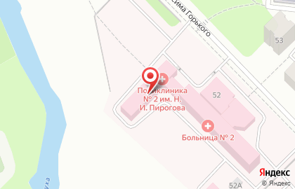 Детская поликлиника Областная клиническая туберкулезная больница на улице Максима Горького в Рыбинске на карте