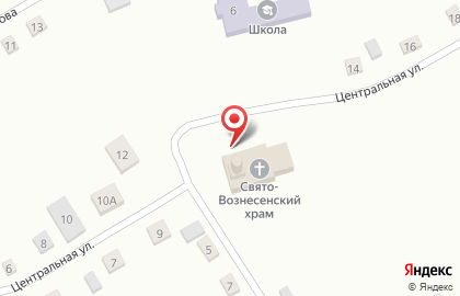 Храм Вознсения Господня с. Табынское на карте