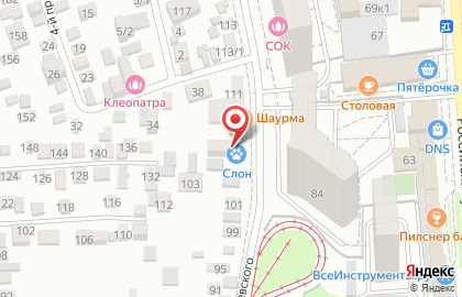 Гостиница Гостевой дом на Достоевского на карте